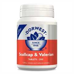 Dorwest Scullcap & Valerian Tablets for Dogs & Cats